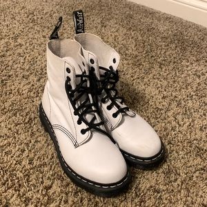 Womens White Dr. Martens